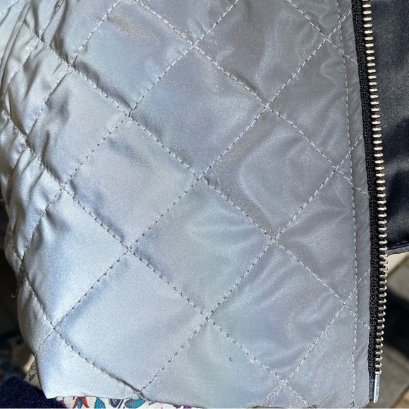 Athleta Reflective Reversible Bomber Jacket - Picture 3 of 11